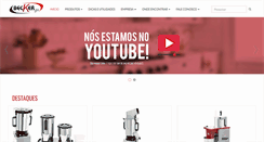 Desktop Screenshot of beckerequipamentos.com.br